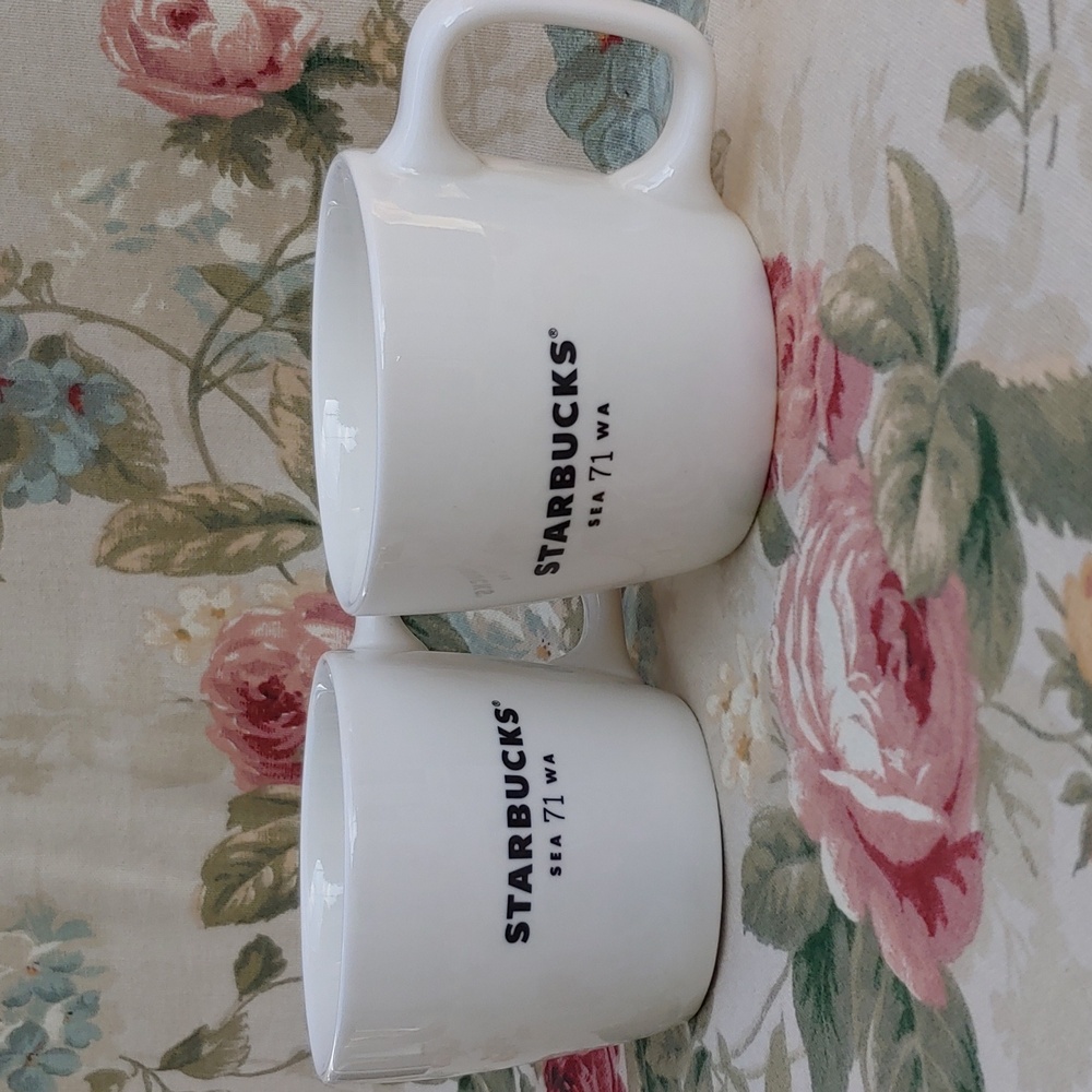 Starbucks Seattle 71' Washington Classic White Coffee Mug Set 2018 Collection